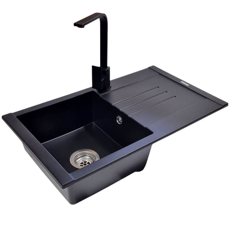 arona mat crna sudopera sa elegance black slavinom